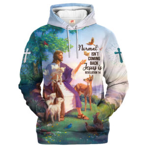 Jesus Microfleece Hoodie – Christian Faith Hoodie Gift | GOD HBLTGO94