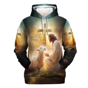 Jesus Microfleece Hoodie – Christian Faith Hoodie Gift | GOD NVGO144