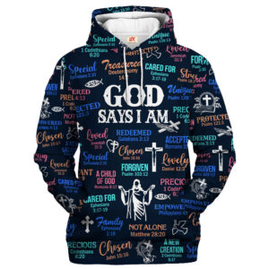 Jesus Microfleece Hoodie – Christian Faith Hoodie Gift | GOD HBLTGO102