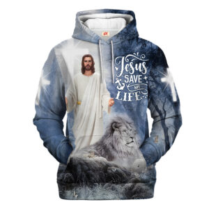 Jesus Microfleece Hoodie – Christian Faith Hoodie Gift | GOD NVGO150
