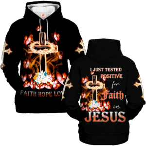Jesus Microfleece Hoodie – Christian Faith Hoodie Gift | GOD MTGO307