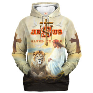 Jesus Microfleece Hoodie – Christian Faith Hoodie Gift | GOD HBLTGO103