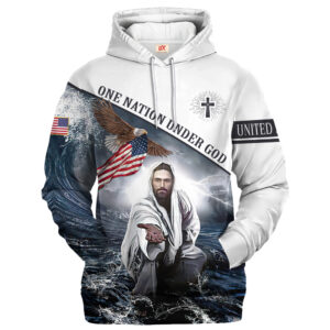Jesus Microfleece Hoodie – Christian Faith Hoodie Gift | GOD LSNGO09