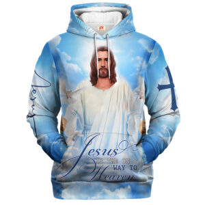 Jesus Microfleece Hoodie – Christian Faith Hoodie Gift | GOD LTGO395