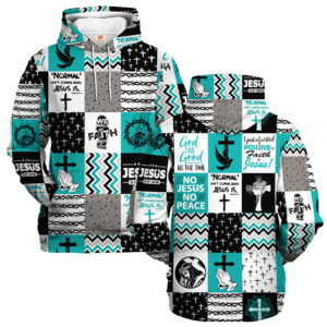 Jesus Microfleece Hoodie – Christian Faith Hoodie Gift | GOD HBLTGO121