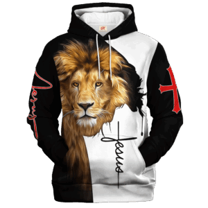 Jesus Microfleece Hoodie – Christian Faith Hoodie Gift | GOD LTGO409
