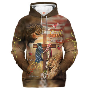 Jesus Microfleece Hoodie – Christian Faith Hoodie Gift | GOD HBLTGO141