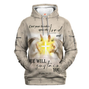 Jesus Microfleece Hoodie – Christian Faith Hoodie Gift | GOD NVGO170
