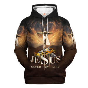 Jesus Microfleece Hoodie – Christian Faith Hoodie Gift | GOD NVGO171