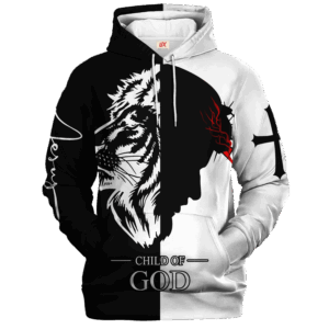 Jesus Microfleece Hoodie – Christian Faith Hoodie Gift | GOD LTGO420