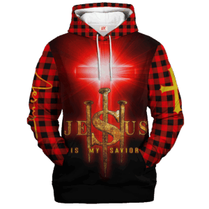 Jesus Microfleece Hoodie – Christian Faith Hoodie Gift | GOD LTGO424