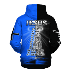 Jesus Microfleece Hoodie – Christian Faith Hoodie Gift | GOD LTGO425 1 1698808677169.png