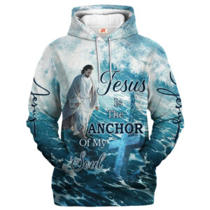 Jesus Microfleece Hoodie – Christian Faith Hoodie Gift | GOD HBLTGO160