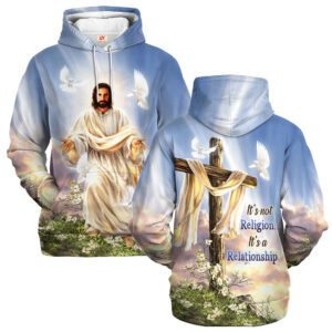 Jesus Microfleece Hoodie – Christian Faith Hoodie Gift | GOD HBLTGO163