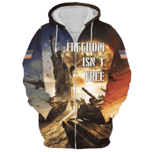 Veteran Microfleece Zipper Hoodie for Proudly Served Heroes|  NV-VTR-43