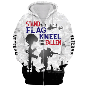 Microfleece Veteran Zipper Hoodie for Soldiers|  NV-VTR-41