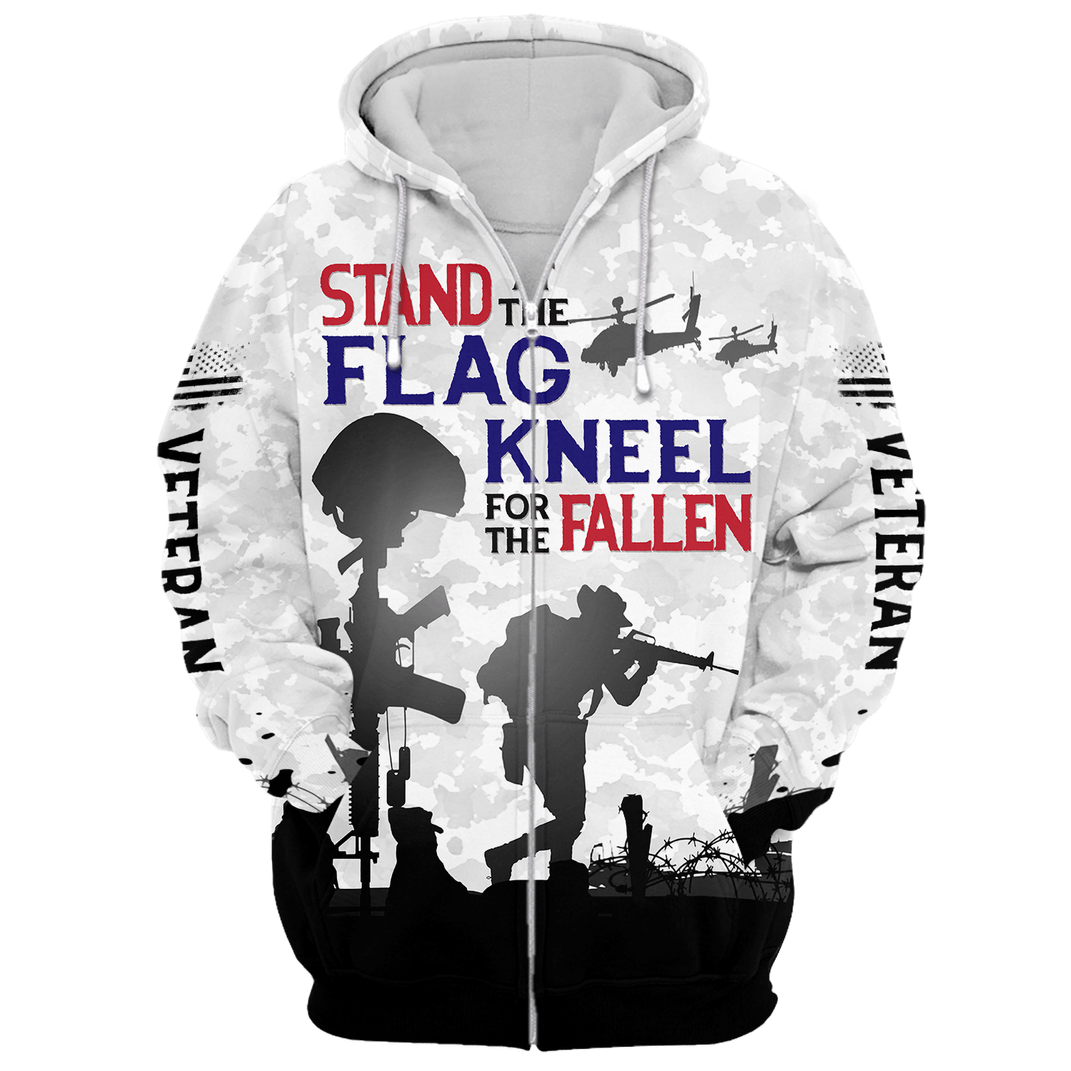 Microfleece Veteran Zipper Hoodie for Soldiers| NV-VTR-41 Microfleece Veteran Zipper Hoodie for Soldiers| NV-VTR-41