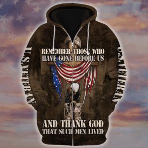 Veteran Pride Microfleece Zipper Hoodie|  HBL-VTR-26