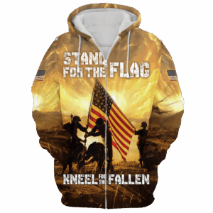 Proudly Served Military Veteran Zipper Hoodie|  NV-VTR-39