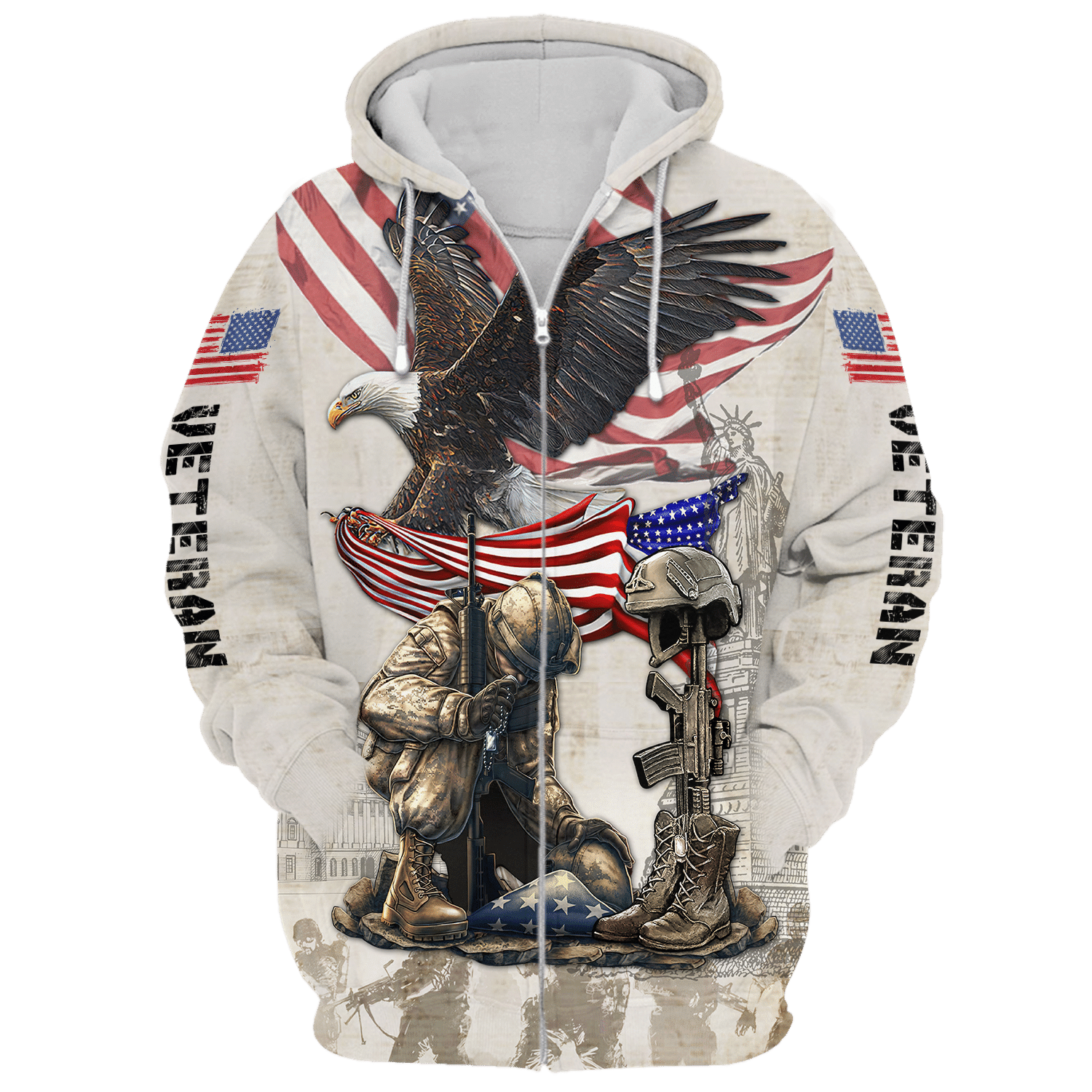 Veteran Hoodie with Zipper – Warm Microfleece Lining| NV-VTR-34 Veteran Hoodie with Zipper – Warm Microfleece Lining| NV-VTR-34