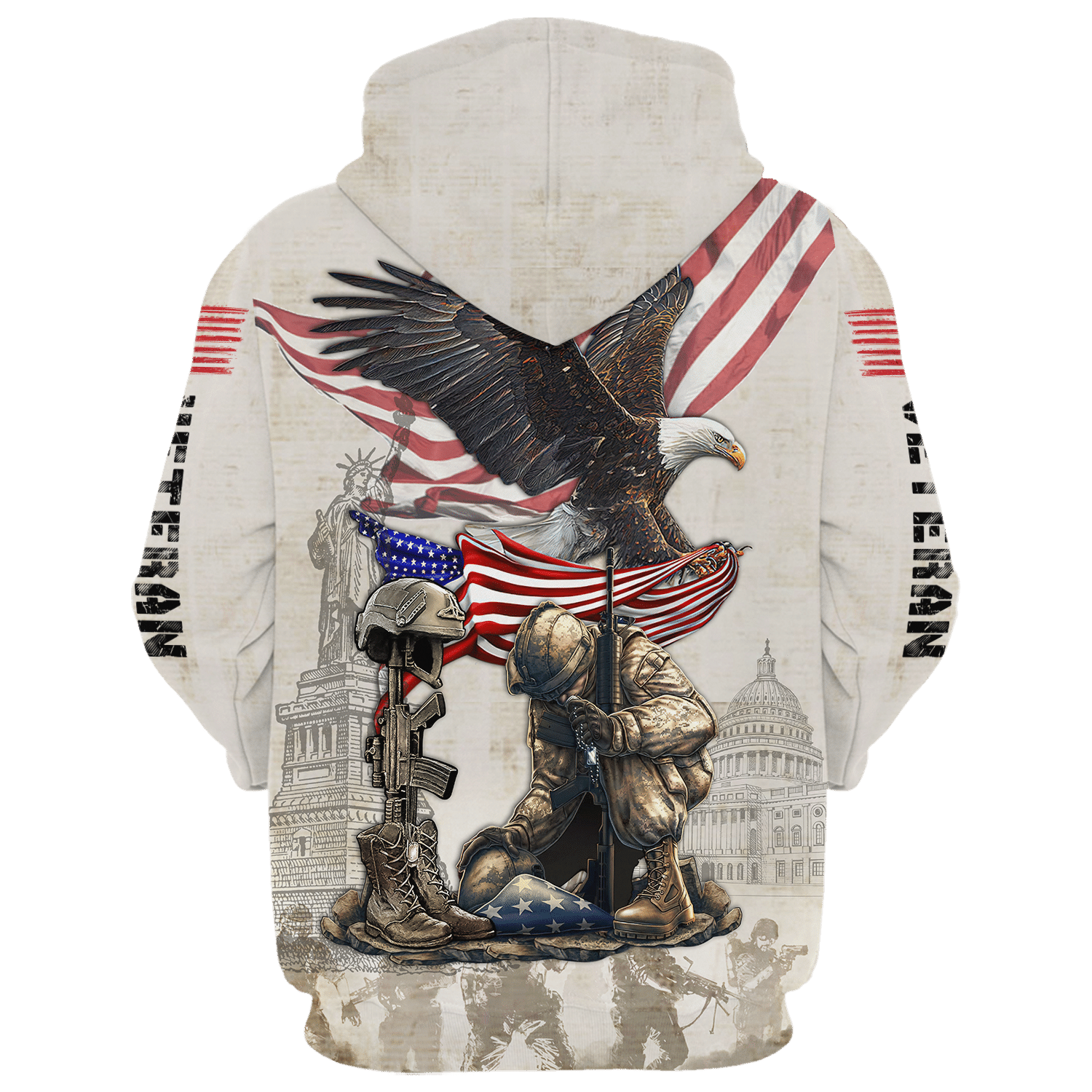 Veteran Hoodie with Zipper – Warm Microfleece Lining| NV-VTR-34 Veteran Hoodie with Zipper – Warm Microfleece Lining| NV-VTR-34