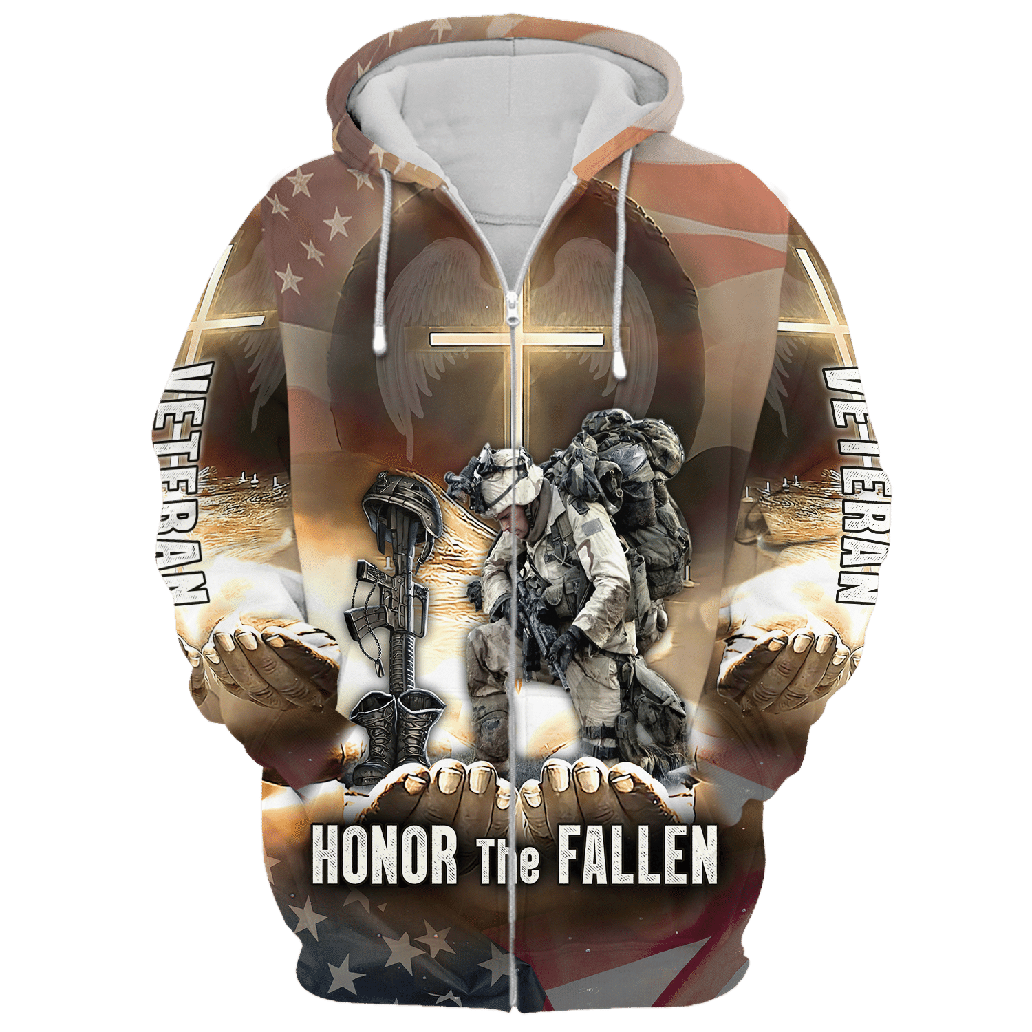 Veteran Microfleece Hoodie Gift for Heroes| NV-VTR-30 Veteran Microfleece Hoodie Gift for Heroes| NV-VTR-30