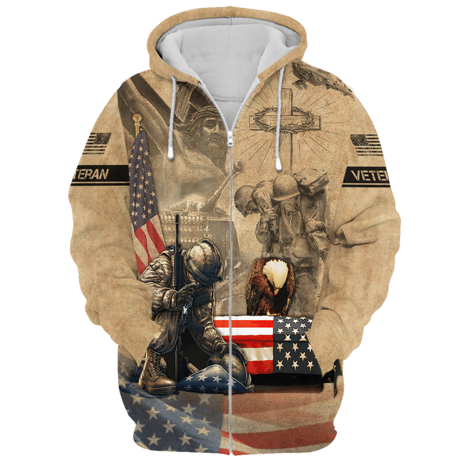 Veteran Zipper Hoodie – Microfleece Comfort| NV–26 Veteran Zipper Hoodie – Microfleece Comfort| NV–26