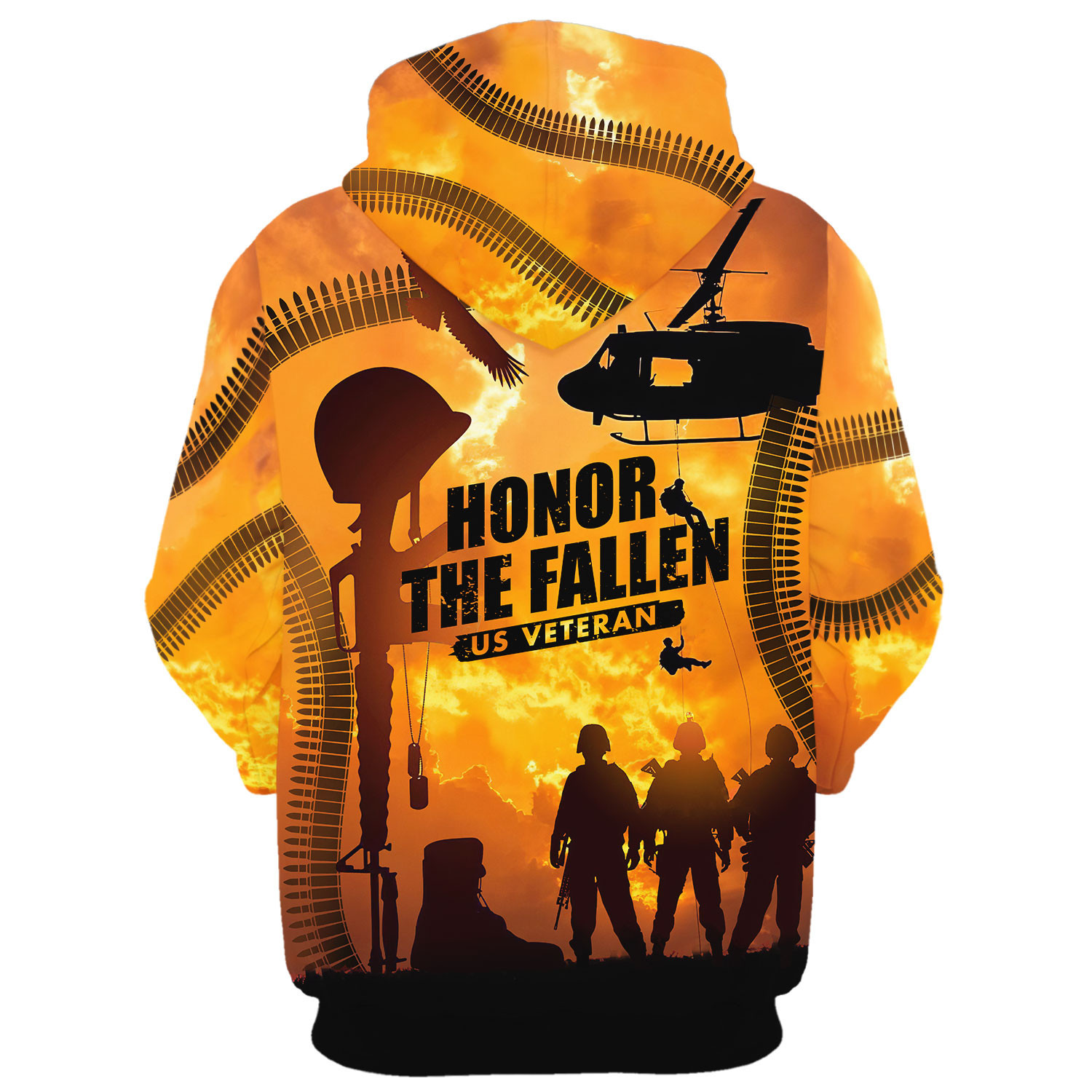 Veteran Duty & Service Microfleece Zipper Hoodie DBA-VTR-12 Veteran Duty & Service Microfleece Zipper Hoodie DBA-VTR-12