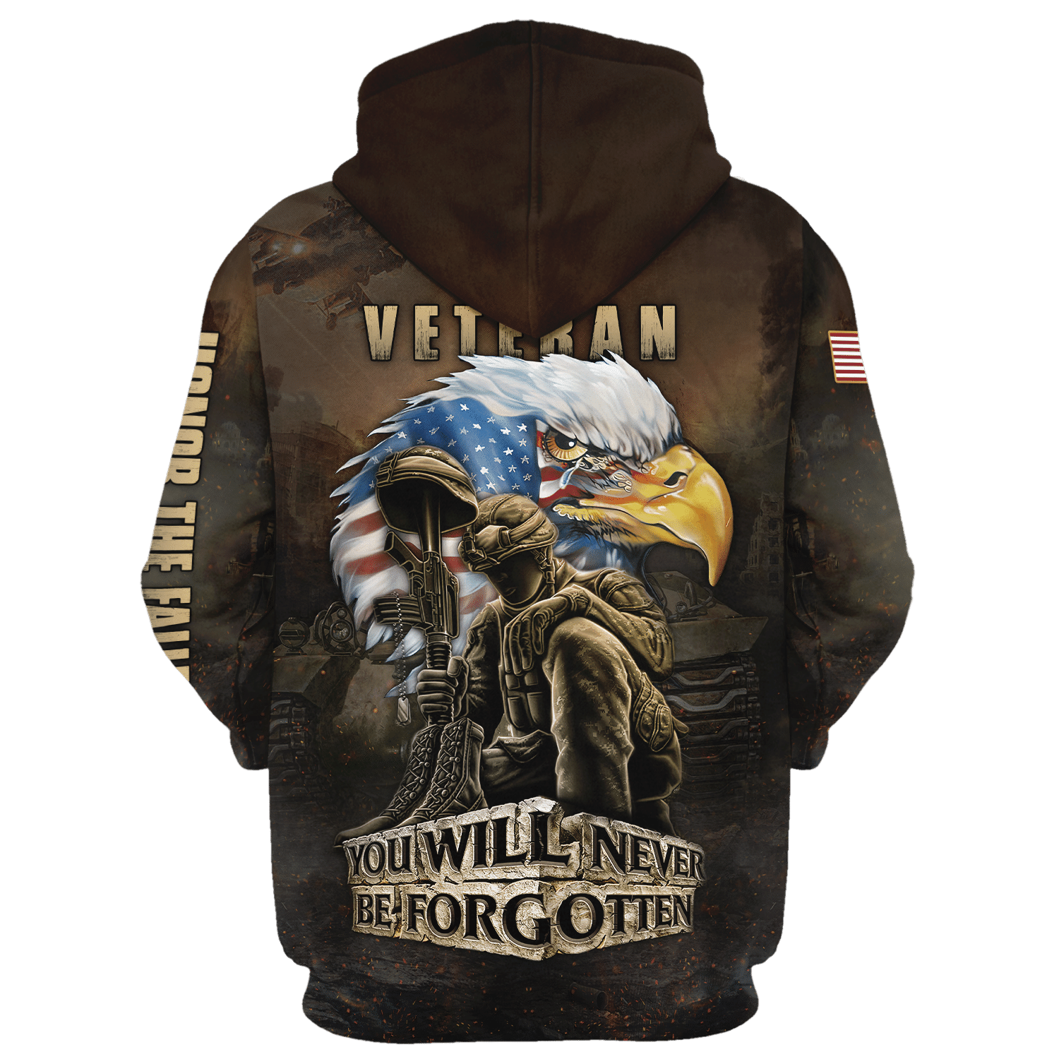 Veteran Microfleece Hoodie Gift Idea| HBL-VTR-10 Veteran Microfleece Hoodie Gift Idea| HBL-VTR-10