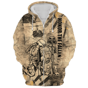 Veteran Appreciation Zipper Hoodie|  NV–24