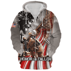 Proud Veteran Zip Up Hoodie|  NV–20