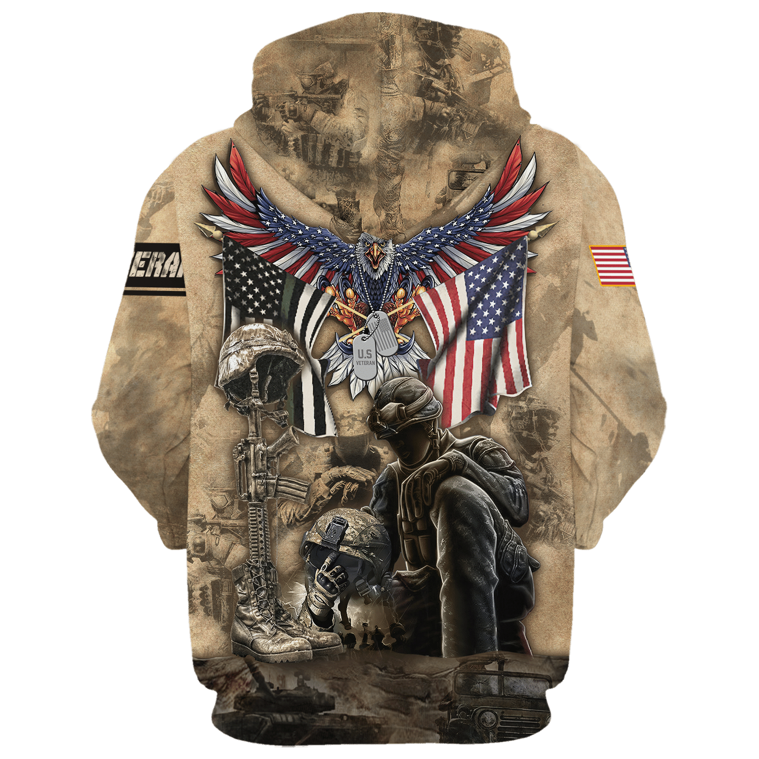 Veteran Hoodie Gift – Soft Microfleece Zipper| NV–16 Veteran Hoodie Gift – Soft Microfleece Zipper| NV–16