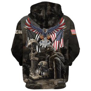 Veteran Microfleece Zip Hoodie Gift for Soldiers| NV--15 1 1660636549059d7b6b52.png