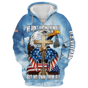 Veteran Zipper Hoodie for Military Pride|  HBL-VTR-07