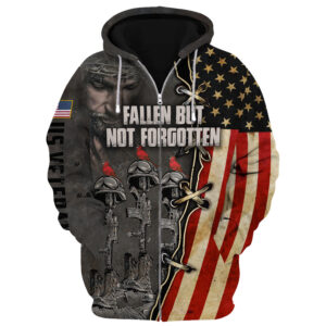 Microfleece Veteran Zipper Hoodie – Honoring Those Who Served DBA-VTR-01