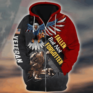 Veteran Zipper Hoodie – Military Service Edition|  HBL-VTR-03