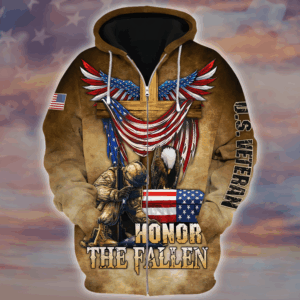 Veteran Hoodie Gift – Proudly Served & Honored|  HBL-VTR-02