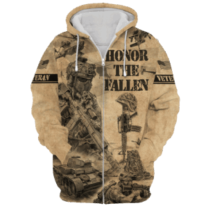 Veteran Appreciation Gift – Microfleece Hoodie|  NV–27