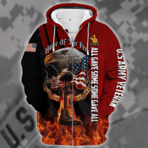 Gift U.S. Army Microfleece Zipper Hoodie | HLT-2311-AR-01