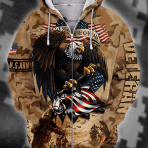 American U.S. Army  Microfleece Zipper Hoodie | NTD-1111-AM-01