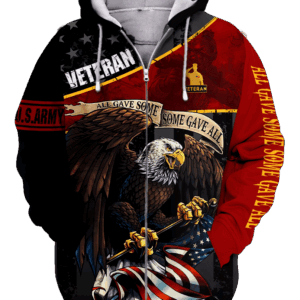 U.S. Army  Eagle Microfleece Zipper Hoodie | NTD-2810-AM-01