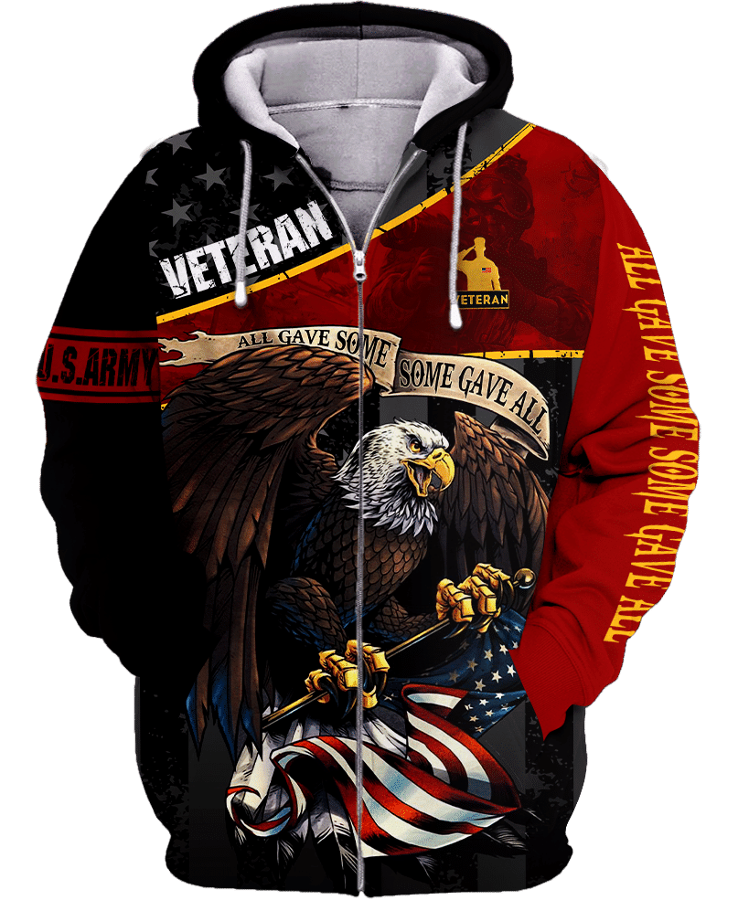 U.S. Army Eagle Microfleece Zipper Hoodie | NTD-2810-AM-01 U.S. Army Eagle Microfleece Zipper Hoodie | NTD-2810-AM-01