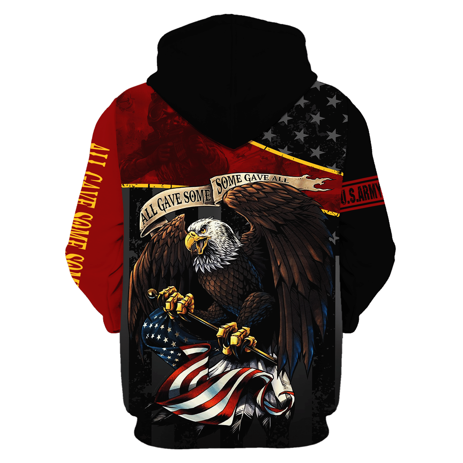 U.S. Army Eagle Microfleece Zipper Hoodie | NTD-2810-AM-01 U.S. Army Eagle Microfleece Zipper Hoodie | NTD-2810-AM-01