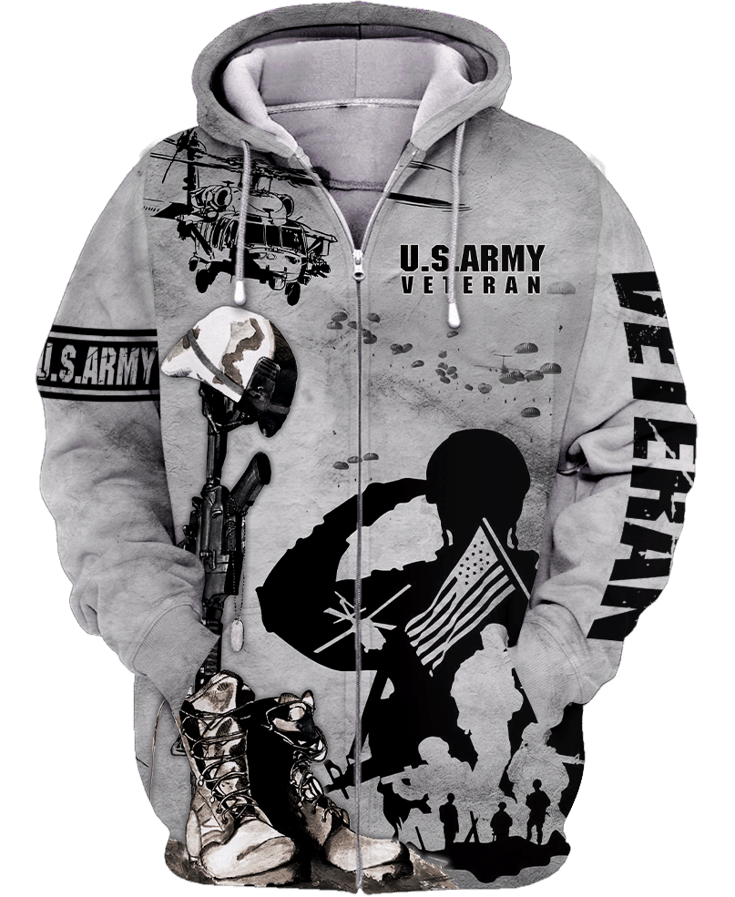 Vintage U.S. Army Microfleece Zipper Hoodie | NTD-2510-AM-01 Vintage U.S. Army Microfleece Zipper Hoodie | NTD-2510-AM-01