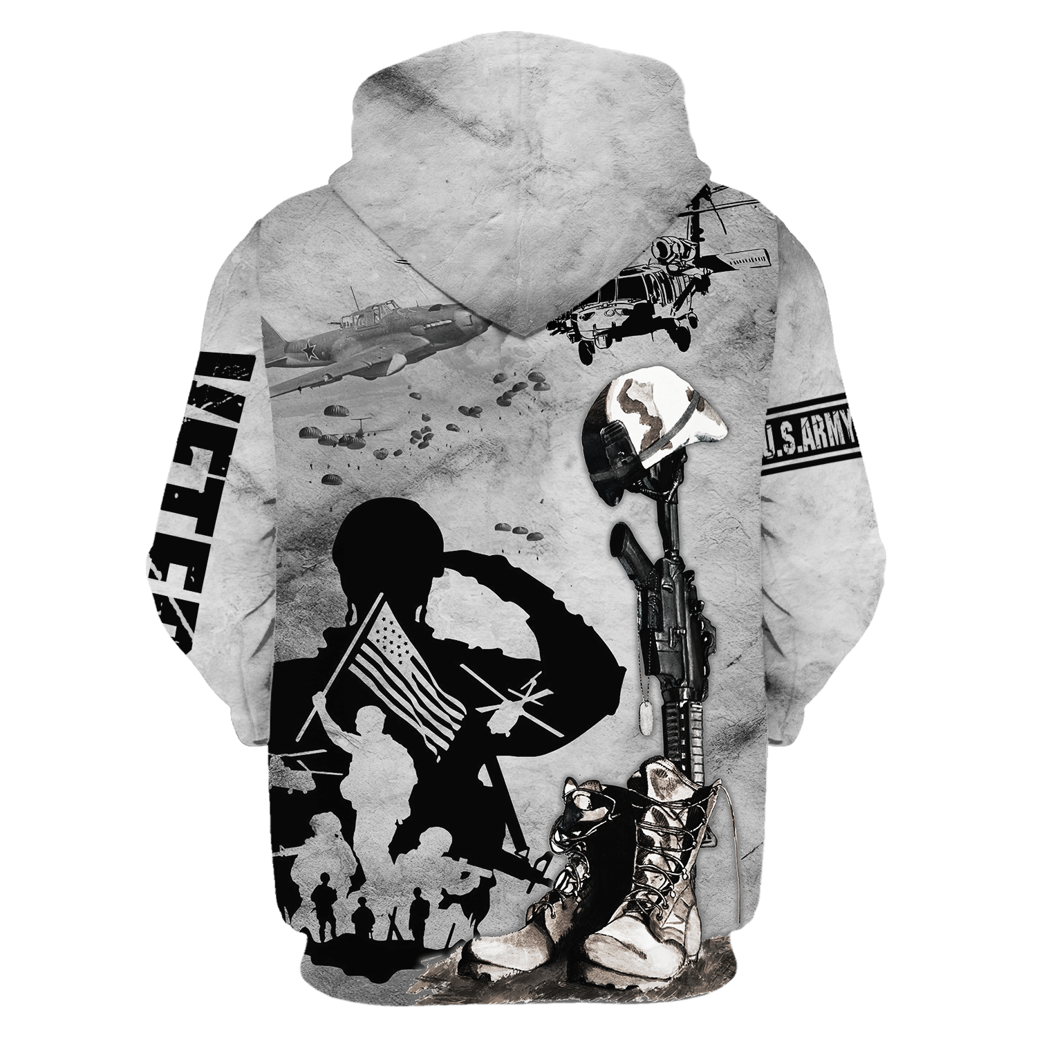 Vintage U.S. Army Microfleece Zipper Hoodie | NTD-2510-AM-01 Vintage U.S. Army Microfleece Zipper Hoodie | NTD-2510-AM-01