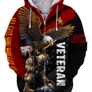 U.S. Army  Logo Microfleece Zipper Hoodie | NTD-2210-AM-01
