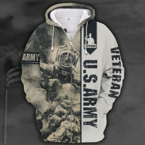 U.S. Army  Training-Style Microfleece Zipper Hoodie | HLT-2710-AR-01