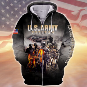Pride U.S. Army Microfleece Zipper Hoodie | NTD-1810-AM-02