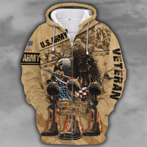 U.S. Army  Combat-Style Microfleece Hoodie | HLT-1510-AR-02