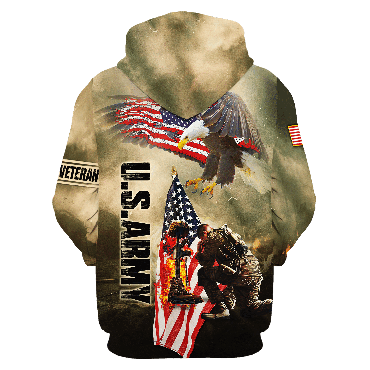 U.S. Army Designer Microfleece Zip Hoodie | NTD-1410-AM-02 U.S. Army Designer Microfleece Zip Hoodie | NTD-1410-AM-02